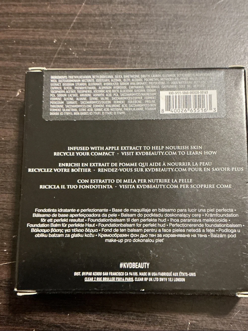 Kat Von D Good Apple Skin-Perfecting Foundation Balm - Light 002